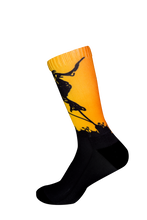 Load image into Gallery viewer, Moko Sundown Crew Length Socks with Pocket