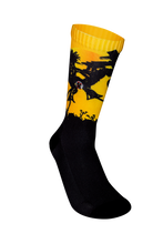 Load image into Gallery viewer, Moko Sundown Crew Length Socks with Pocket