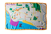 Load image into Gallery viewer, Map of Port of Spain Scarf