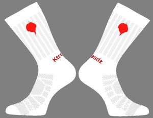 Hot Pepper Embroidered Classic Crew Sports Socks