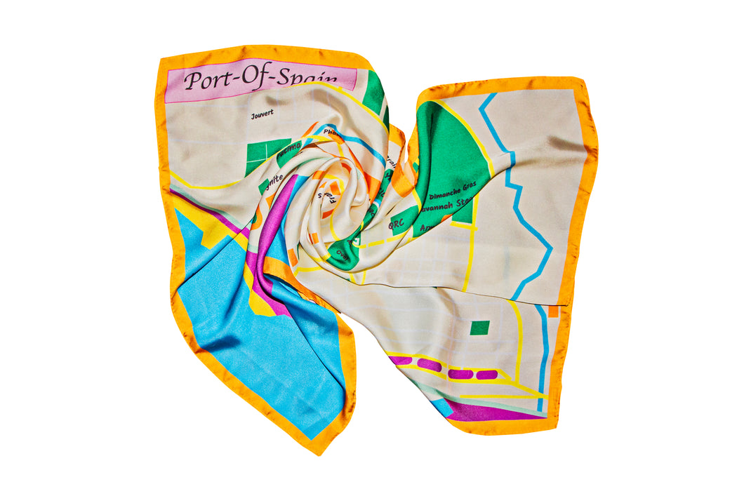 Map of Port of Spain Scarf