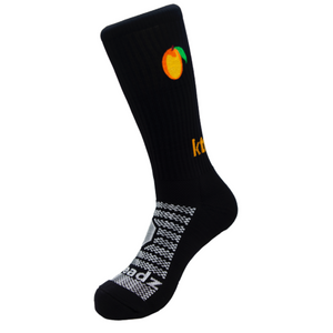 Mango Embroidered Classic Crew Sports Socks