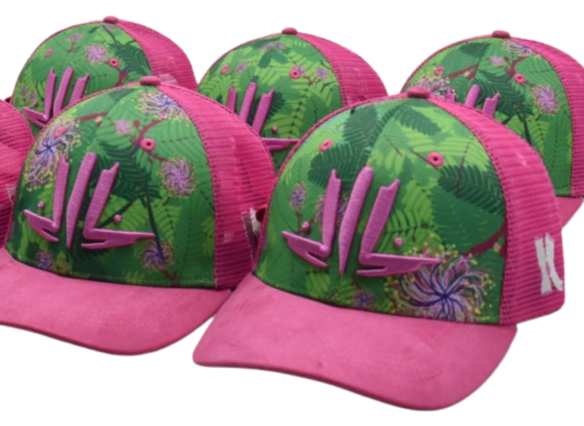 NEW! Neon Pink Suede Hat Kenny Hot Pink – ASN Hats main image 3