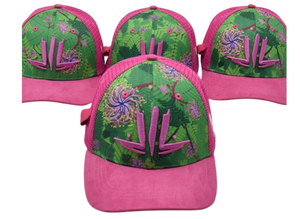 K Love Edition Timarie Pink Hat with suede brim